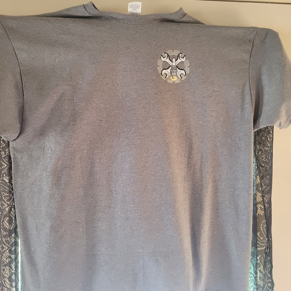 Xl gray tow truck t shirt NWT